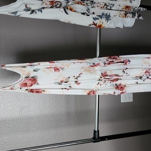 White Floral Jumpsuit